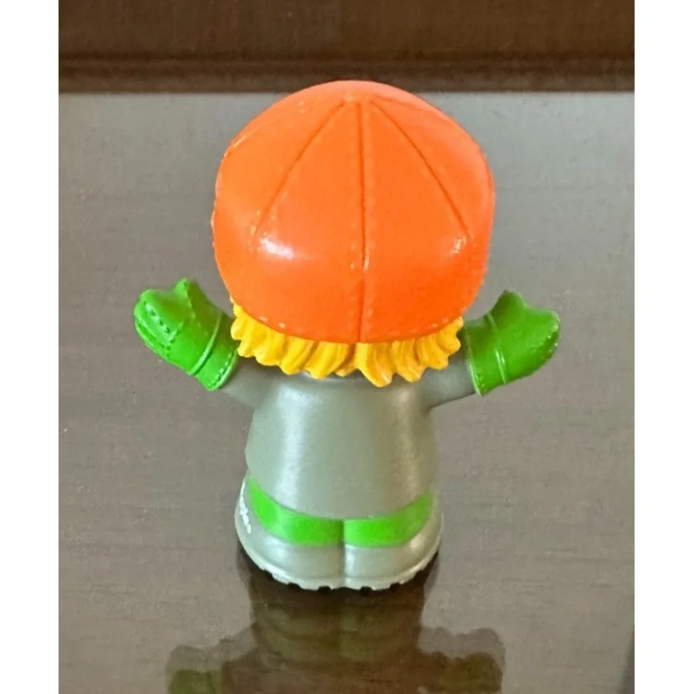 Fisher Price Little People Trash Man Recycle Boy Figure 2021 Mattel‎